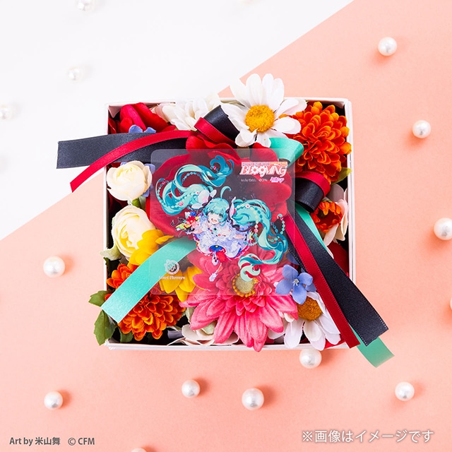 初音ミクブルーミングB2タペストリー　HMV店舗限定　初音ミクBlooming 初音ミク 10th Anniversary B2タペストリー : 初音ミク