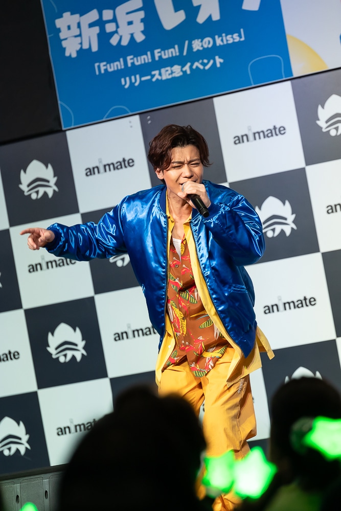 『名探偵コナン』異色の新EDテーマに不安も？　これからも演歌歌謡界初をどんどん更新していきたいーー新浜レオンさんが「Fun! Fun! Fun!」リリースイベント開催で、アニメイトに「はまレオン！」【レポート＆インタビュー】-5