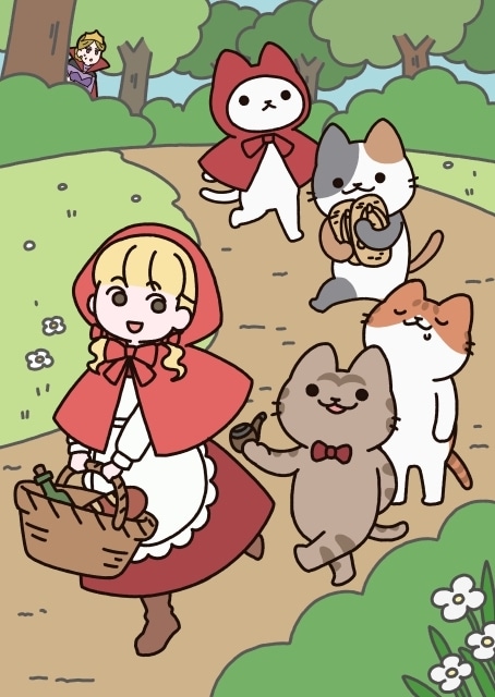 WEBアニメ『うごく!ねこむかしばなし』ティザービジュアル公開&アニメ公式サイト、公式TikTokを開設!原作・ぱんだにあ先生イラスト入りサイン色紙があたるプレゼントキャンペーンも実施中-1