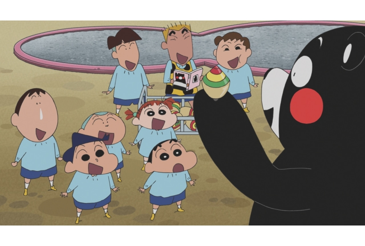 『クレヨンしんちゃん』4/26の放送でくまモンがサプライズ出演！