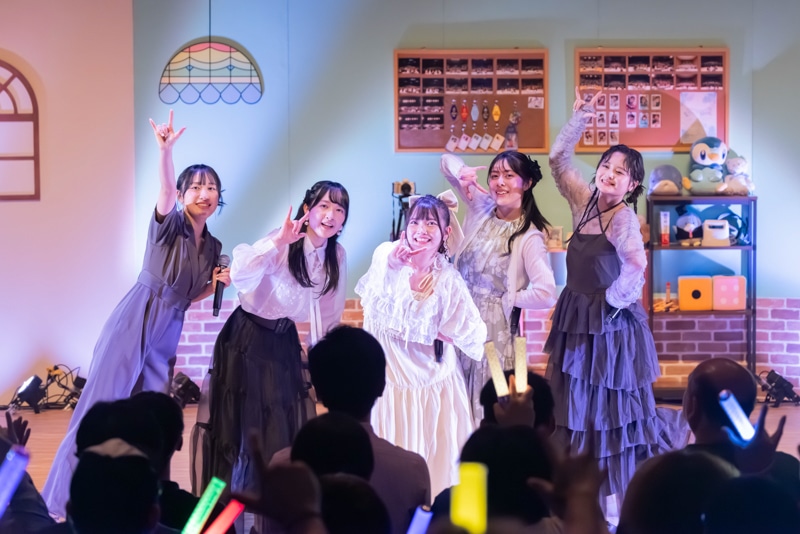 ユニットデビューで深まる絆！　感謝を込めて、住人さんにデビュー曲＆新曲をプレゼントーーDayRe:（デイリー）の橘美來さん、相川奏多さん、宮沢小春さん、夏目ここなさん、日向もかさんによる「日々荘3号館〜雨のちティータイム～」夜の部レポート-16