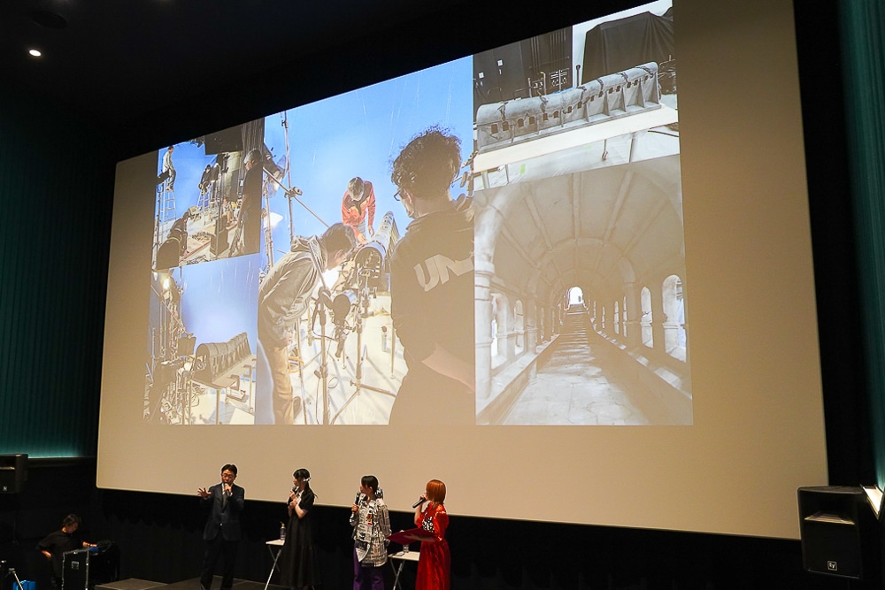 夏アニメ『クレバテス-魔獣の王と赤子と屍の勇者-』先行上映会に白石晴香さん・田村睦心さん・会沢紗弥さん・田口清隆監督が登壇「回廊のシーンはミニチュアとアニメ映像の合成」-3