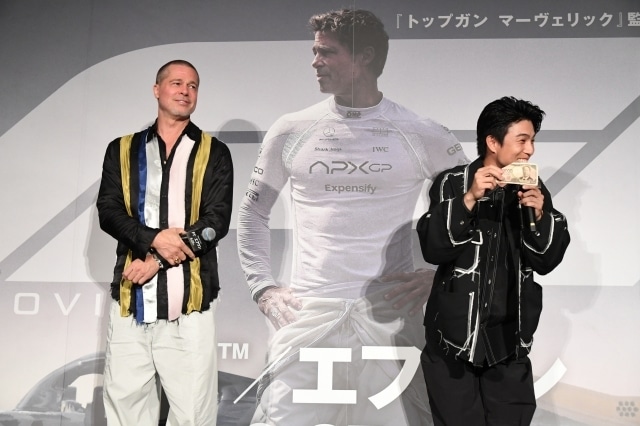映画　F1 舞台挨拶　ブラッド・ピット　サイン入りフライヤー 映画『F1®／エフワン』ブラッド・ピット来日舞台挨拶 レポート