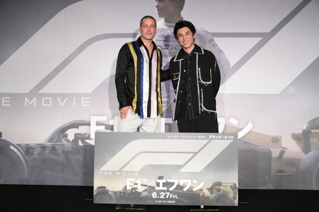 映画『F1／エフワン』ブラッド・ピットさんが3年ぶりに来日！　堀内賢雄さん、中尾明慶さんとともに登壇した舞台挨拶の公式レポートが到着-9