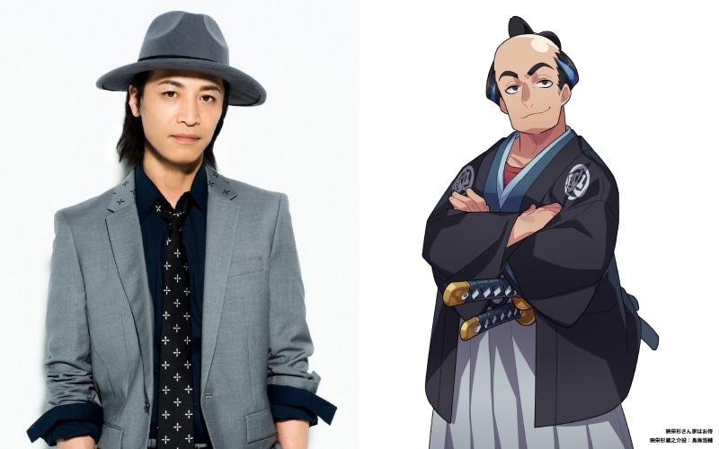 松竹×TapNovelによって『映栄杉さん家はお侍』のショートアニメ化が決定！　鳥海浩輔さん、行成とあさん、丸岡和佳奈さん、山下大輝さんが出演-2