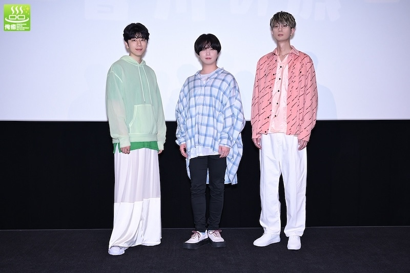本当に3人で旅行しているようだった“等身大の旅”──江口拓也さん・西山宏太朗さん・斉藤壮馬さん登壇『劇場版 江口拓也の俺たちだって癒されたい！～香川の旅～』舞台挨拶レポート-4
