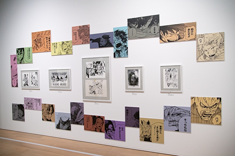約10年間の歴史が詰まった『僕のヒーローアカデミア』原画展レポート｜堀越耕平先生による大迫力の直筆原稿＆イラストが多数展示！　等身大“黒デク”フィギュアやフォトスポットも必見-15