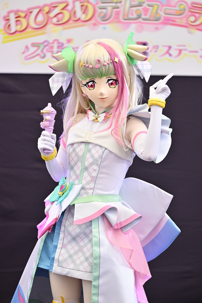 『キミとアイドルプリキュア ♪』「おひろめデビューライブ　ズキューンキッスステージ!!」レポート｜キュアズキューンとキュアキッスが子供たちと触れ合ったほか、5人揃って新曲「キミとルララ」の披露も-20