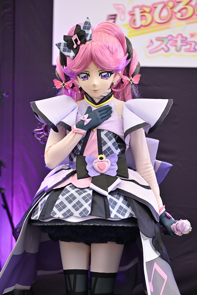 『キミとアイドルプリキュア ♪』「おひろめデビューライブ　ズキューンキッスステージ!!」レポート｜キュアズキューンとキュアキッスが子供たちと触れ合ったほか、5人揃って新曲「キミとルララ」の披露も-21