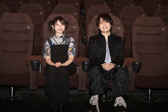 夏アニメ『よふかしのうた Season2』先行上映会に佐藤元さん雨宮天さん登壇！　Creepy Nutsからのサプライズコメントも上映-1