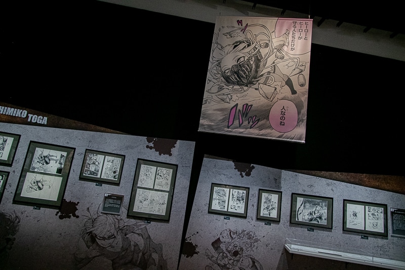 約10年間の歴史が詰まった『僕のヒーローアカデミア』原画展レポート｜堀越耕平先生による大迫力の直筆原稿＆イラストが多数展示！　等身大“黒デク”フィギュアやフォトスポットも必見-12