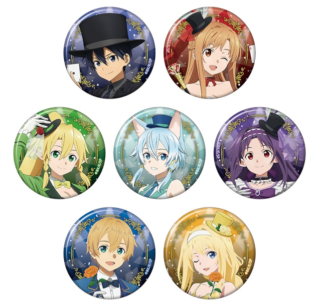 ソードアート　SAO  前売り券特典アクリルボード　キリト　アスナ　ユナ　エイジ SAO』描き下ろし新商品が9/27発売、アニメイトではフェアも
