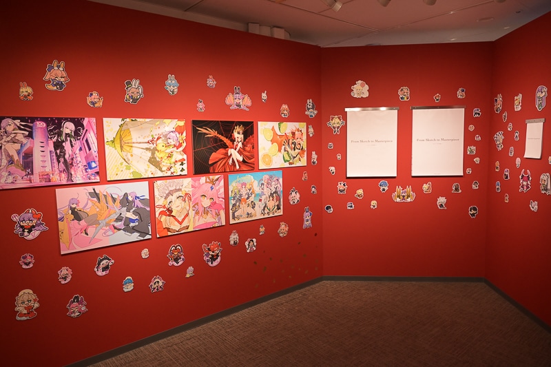 「ワダアルコ展Fate & Fate/EXTRA ART WORKS -flower parade-」東京会場フォトレポート｜進化した展示内容とともに帰ってきたワダアルコ展──豪華絢爛なイラストと世界観に再び酔いしれよう！-23