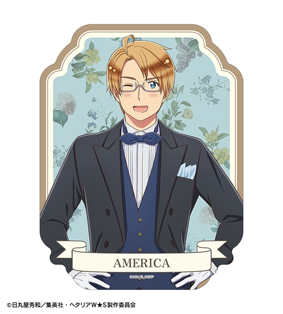 「アニメ『ヘタリア World★Stars』描き下ろし 執事ver. オンラインくじ」が、アニメイト通販に登場! アクリルスタンド時計など豪華景品が当たる!!