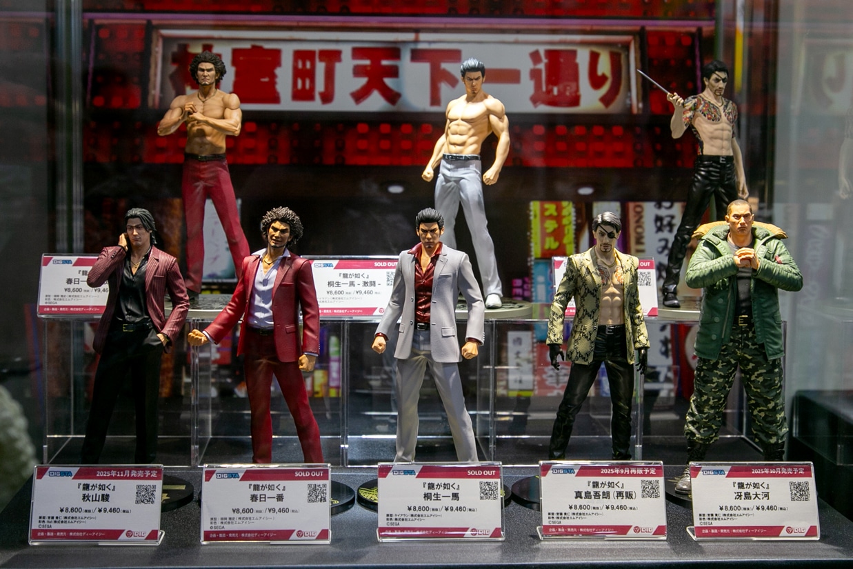 『龍が如く』キャプテン真島や『範馬刃牙』、『頭文字D』の新作フィギュアを多数展示！　「ワンダーフェスティバル2025夏」DIGブースをレポート【WF2025夏】-6