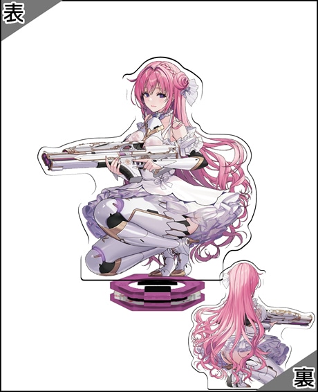 「勝利の女神：NIKKE」アクリルスタンドカードゲーム 背中で魅せるガンガールRPG「勝利の女神：NIKKE」アクリル