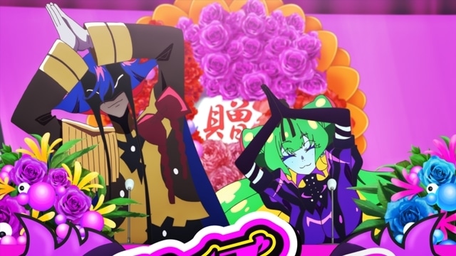 夏アニメ『ネクロノミ子のコズミックホラーショウ』第5話「【アップダウン】クイズ人間性は本当にクソゲーか？【横取り100万】」の先行場面カット・あらすじ・WEB予告公開！　鷹城ヒロシ役・夏目響平さん、つかさつぐみ役・荻野葉月さんからコメント到着-3