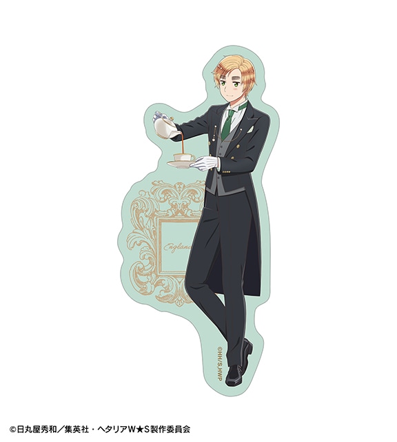 「アニメ『ヘタリア World★Stars』描き下ろし 執事ver. オンラインくじ」が、アニメイト通販に登場! アクリルスタンド時計など豪華景品が当たる!!