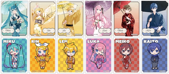 初音ミクたちバーチャルシンガー6人の描きおろし商品が7/12発売