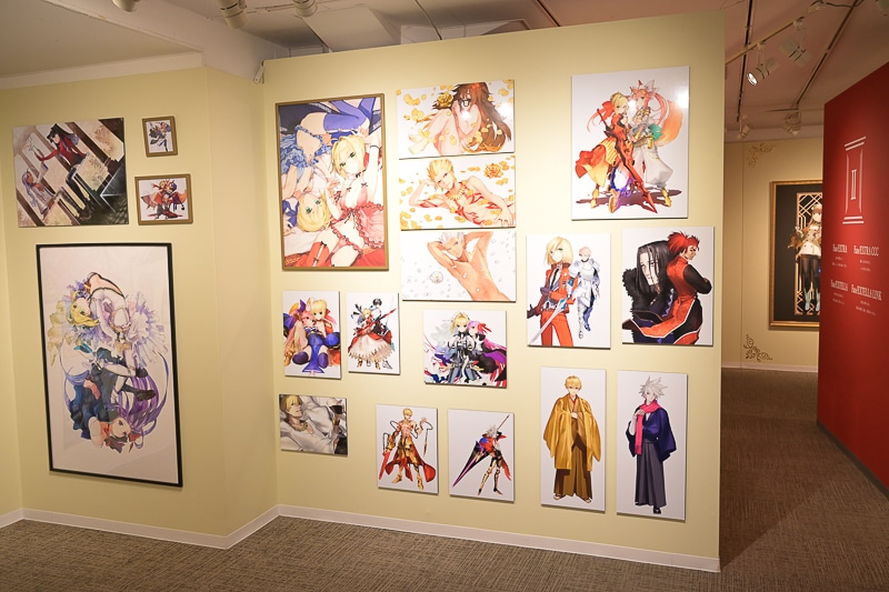 「ワダアルコ展Fate & Fate/EXTRA ART WORKS -flower parade-」東京会場フォトレポート｜進化した展示内容とともに帰ってきたワダアルコ展──豪華絢爛なイラストと世界観に再び酔いしれよう！-12