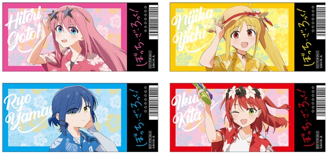 ぼっち・ざ・ろっく！　サマーフェア　アロハシャツ　喜多郁代 ぼっち・ざ・ろっく！ ステッカー／喜多郁代 アロハ衣装: キャラ