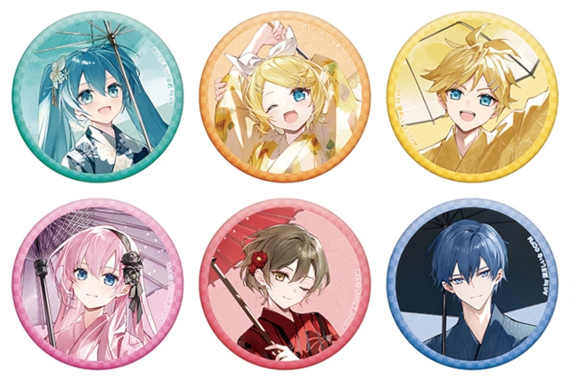 初音ミクたちバーチャルシンガー6人の描きおろし商品が7/12発売