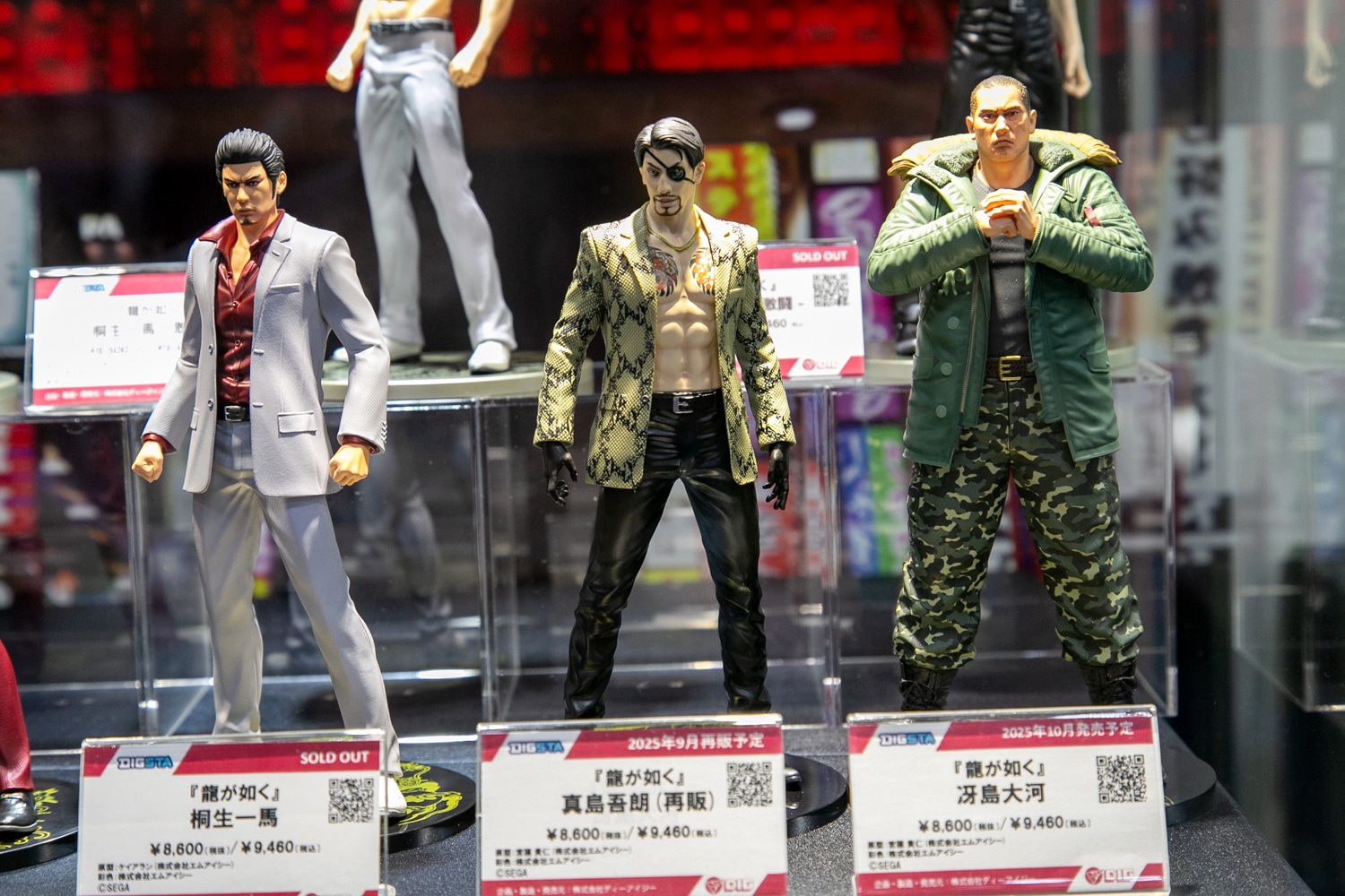 『龍が如く』キャプテン真島や『範馬刃牙』、『頭文字D』の新作フィギュアを多数展示！　「ワンダーフェスティバル2025夏」DIGブースをレポート【WF2025夏】-8
