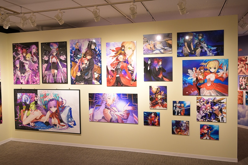 「ワダアルコ展Fate & Fate/EXTRA ART WORKS -flower parade-」東京会場フォトレポート｜進化した展示内容とともに帰ってきたワダアルコ展──豪華絢爛なイラストと世界観に再び酔いしれよう！-11