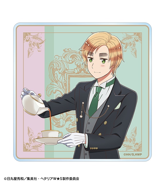 「アニメ『ヘタリア World★Stars』描き下ろし 執事ver. オンラインくじ」が、アニメイト通販に登場! アクリルスタンド時計など豪華景品が当たる!!