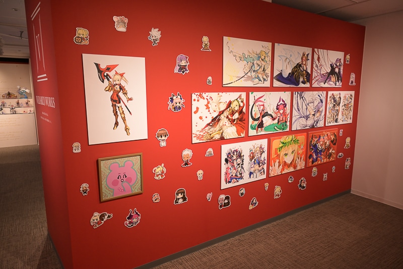 「ワダアルコ展Fate & Fate/EXTRA ART WORKS -flower parade-」東京会場フォトレポート｜進化した展示内容とともに帰ってきたワダアルコ展──豪華絢爛なイラストと世界観に再び酔いしれよう！-25