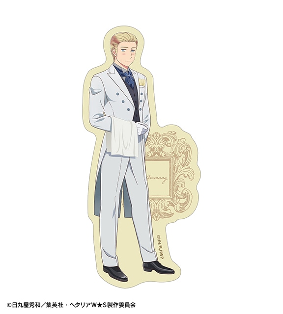 「アニメ『ヘタリア World★Stars』描き下ろし 執事ver. オンラインくじ」が、アニメイト通販に登場! アクリルスタンド時計など豪華景品が当たる!!