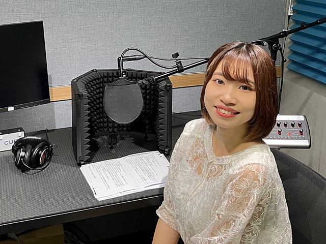 声優・谷始央理、「声を聴く、本を読む」フェア 収録後インタビュー