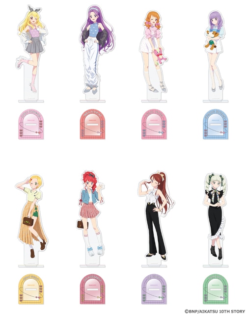 アイカツ！ ONKYOコラボ 描き下ろしグッズ9点セット いちご あおい 蘭 アイカツ！10th STORY 未来へのSTARWAY』 録り下ろし音声