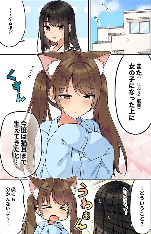 ▲一年ぶり二度目(ついでに猫耳生えてきました)