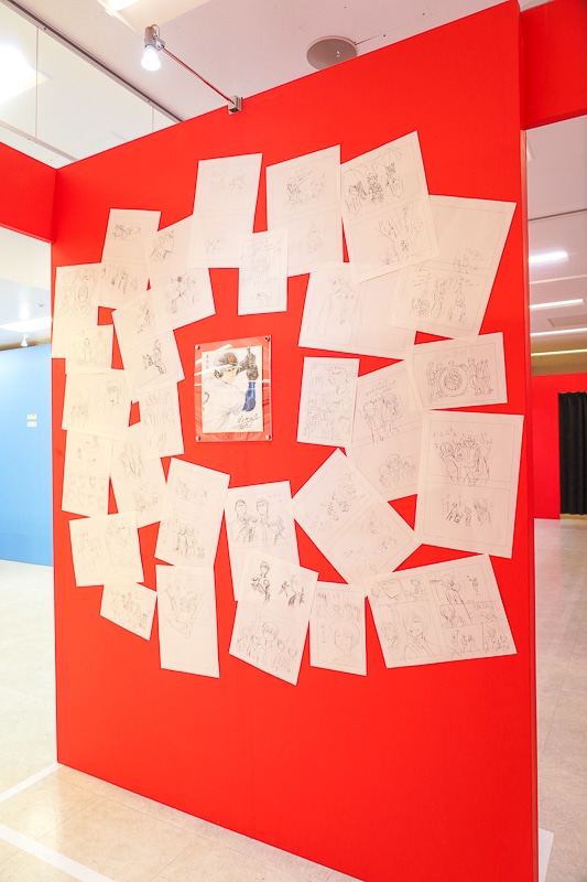 青道高校野球部の「部室」を完全再現! 熱戦を300点以上の原画とともに振り返る「大『ダイヤのA actⅡ』原画展」レポート-23