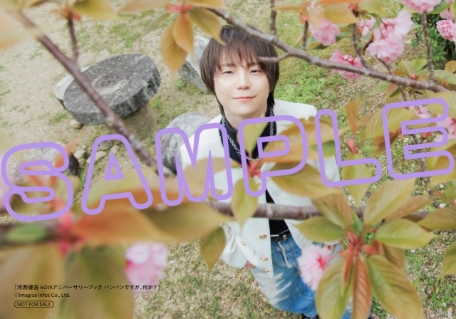 ▲『河西健吾 40thアニバーサリーブック パンパンですが、何か？』ゲーマーズ特典ブロマイドC