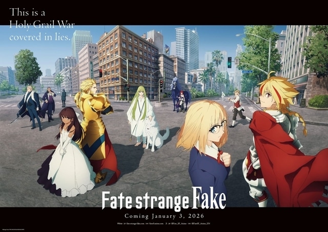 『Fate/strange Fake』2026年1月3日放送スタート、最新PV＆第1弾キービジュアル解禁！　PV内では、SawanoHiroyuki[nZk]:Jean-Ken Johnny & TAKUMAが担当するOPテーマ「PROVANT」を初解禁-4