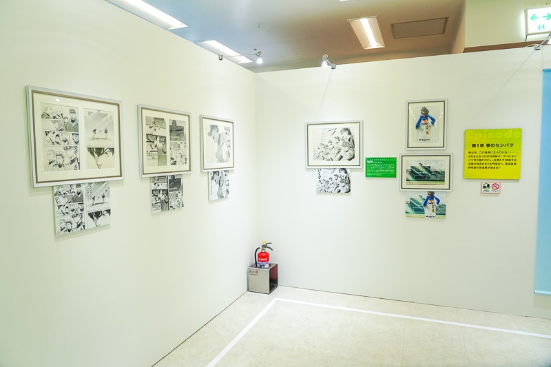 青道高校野球部の「部室」を完全再現! 熱戦を300点以上の原画とともに振り返る「大『ダイヤのA actⅡ』原画展」レポート-5