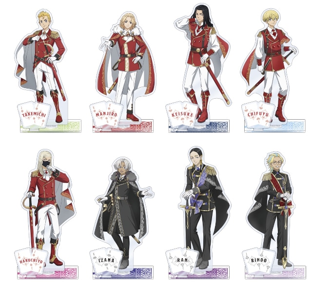 TVアニメ『東京リベンジャーズ』のタケミチやマイキーたちが、騎士風の衣装を着た描き下ろし商品をアニメイトで発売！　さらに、同日よりフェアも開催!!-1