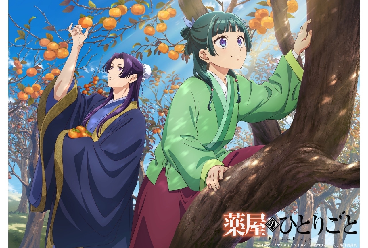 薬屋のひとりごと』「猫猫、壬氏と巡る四季」9月ビジュアル解禁