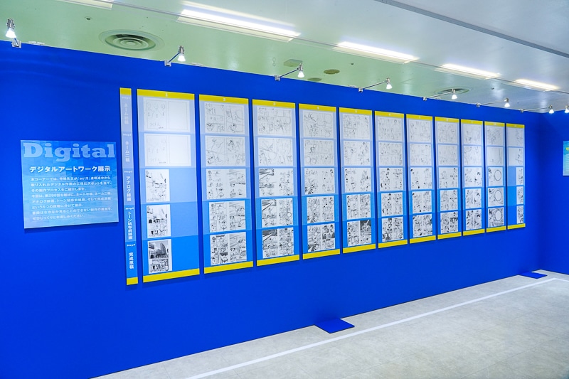 青道高校野球部の「部室」を完全再現! 熱戦を300点以上の原画とともに振り返る「大『ダイヤのA actⅡ』原画展」レポート-13