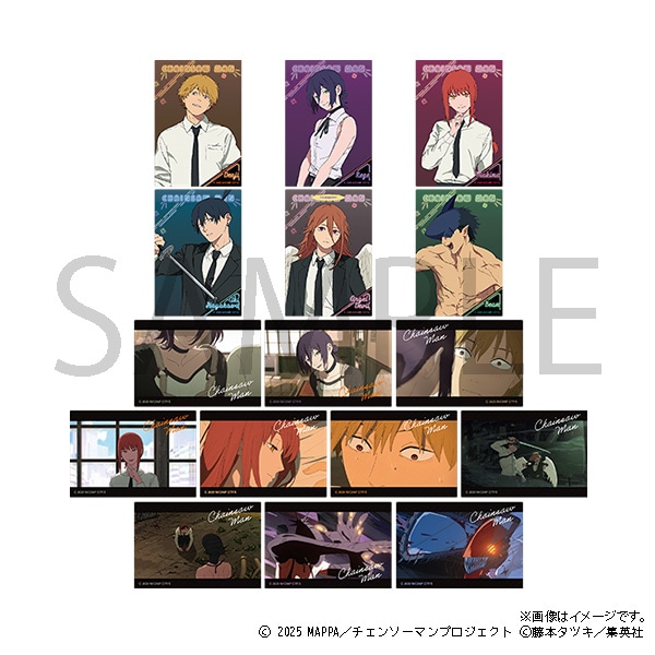 劇場版チェンソーマン　レゼ篇　スタンド付きスクエア缶バッジ 10個 劇場版チェンソーマン レゼ篇 スタンド付きスクエア缶バッジ 10