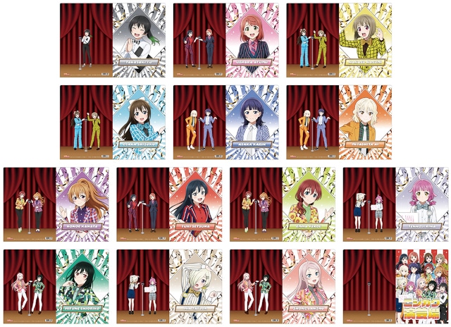 『ラブライブ！虹ヶ咲学園スクールアイドル同好会』のメンバー13人が、芸人スタイルになった描き下ろし商品をアニメイトで発売！　同日よりフェアも開催!!-3