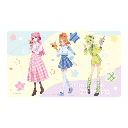 アニメイト通販「くじメイト」に『プリンセッション・オーケストラ』が登場！　描き下ろしイラストを使用したラバーマットやアクリルスタンドなどが当たる!!