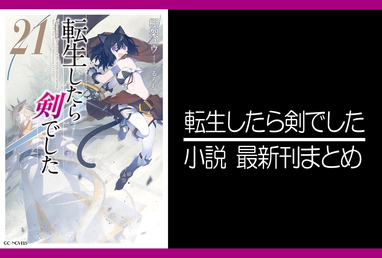 転生したら剣でした|小説最新刊21巻(次は22巻)あらすじ・発売日まとめ