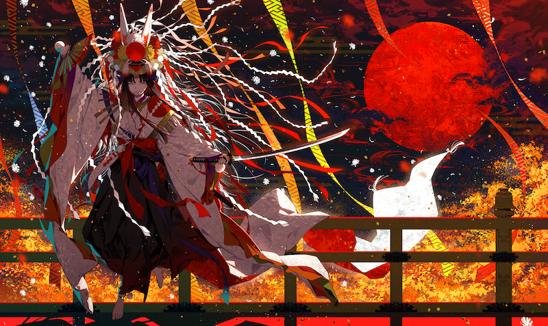 展示方法にもこだわる新作イラスト満載の個展は「創作に浸ることのできる空間」へ──個展『黎創』開催記念・風李たゆ先生×えびも先生【対談インタビュー後編】-5