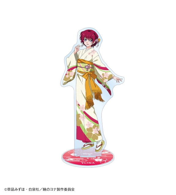 「テレビアニメ『暁のヨナ』 描き下ろし 桜和装ver. オンラインくじ」がアニメイト通販に登場! アクリルスタンド時計、BIGアクリルスタンドなどが当たる!!-4
