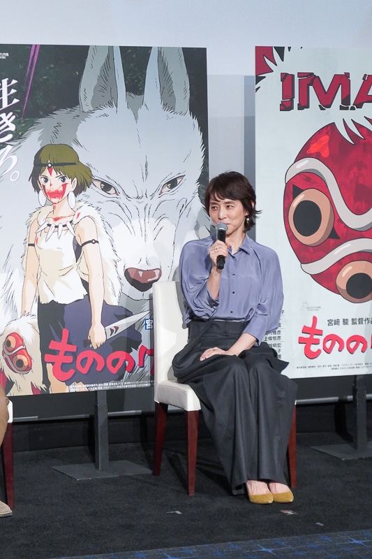 サン役の決め手は「声じゃない」!? アシタカ役・松田洋治さん、サン役・石田ゆり子さん、鈴木敏夫プロデューサー登壇の『もののけ姫』4K デジタルリマスターIMAX プレミア試写会舞台挨拶レポート-4