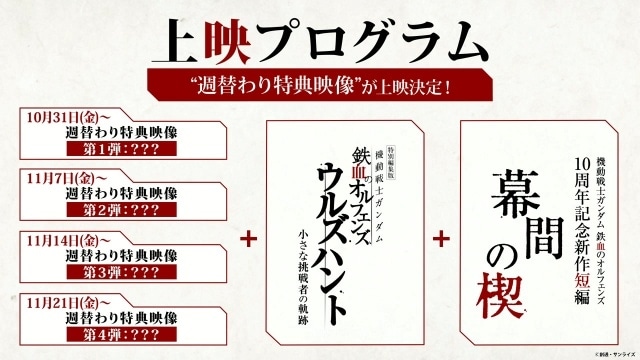 『機動戦士ガンダム 鉄血のオルフェンズ』10周年記念フィナーレイベント「鉄華の祝祭」の追加出演者が解禁！　櫻井孝宏さん、SPYAIRらが出演