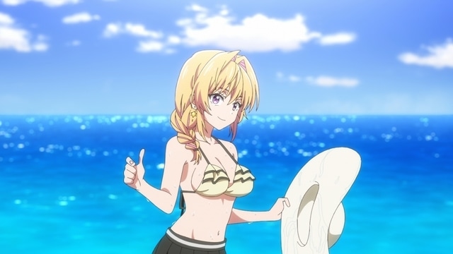 秋アニメ『不器用な先輩。』より、第4話「しんけんあつい！沖縄出張！」先行場面カット＆あらすじ公開！　宣伝大使の桃月なしこさんが、ゲスト声優として出演-3